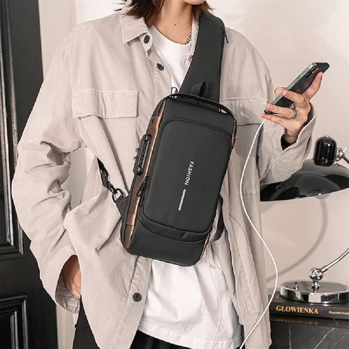 Anti theft Sling Bag for Men & Women